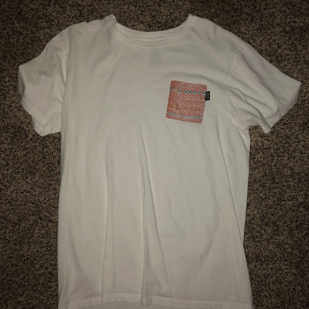 Vans Pocket White T!